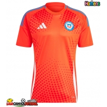 Camisa de Futebol Chile Equipamento Principal Copa America 2024 Manga Curta